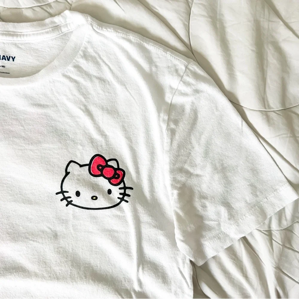 Old Navy Girls Hello Kitty Skateboard T-Shirt, Size XL (14-16)